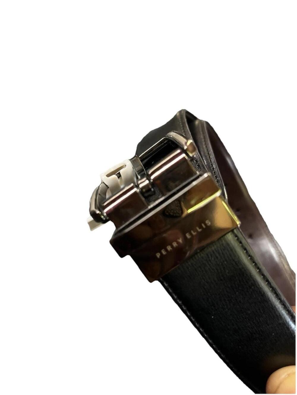 Perry Ellis Portfolio Reversable 36 Single Stitch Belt